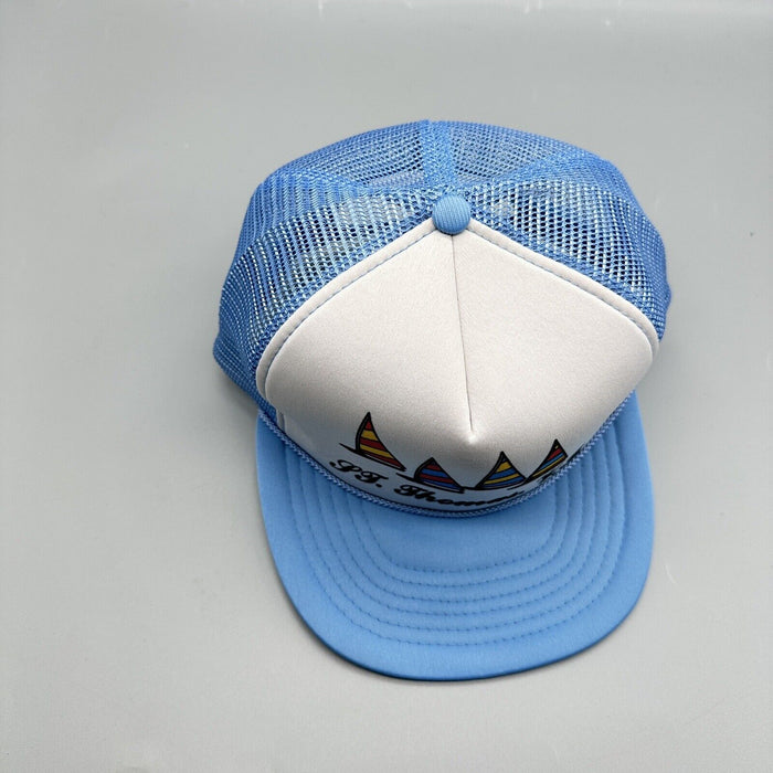 Pre owned Men's Snapback Mesh Hats One Size Blue White Vintage St. Thomas V.I Outdoor